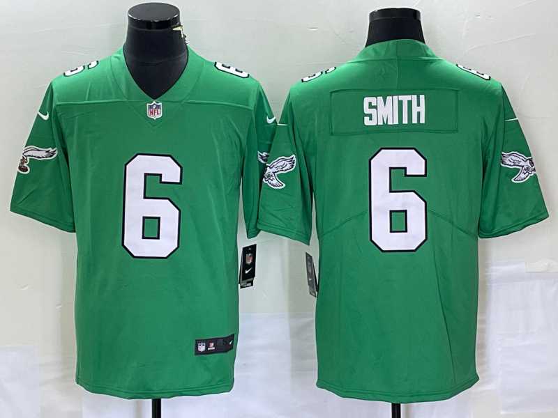 Men's Philadelphia Eagles #6 DeVonta Smith Green 2023 Vapor Limited Throwback Jersey,We sell and wholesale Men's Philadelphia Eagles #6 DeVonta Smith Green 2023 Vapor Limited Throwback Jersey on line form chian!